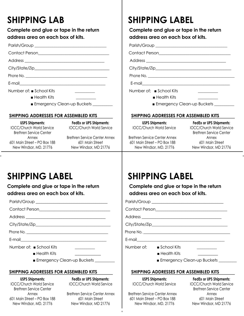 free online label templates