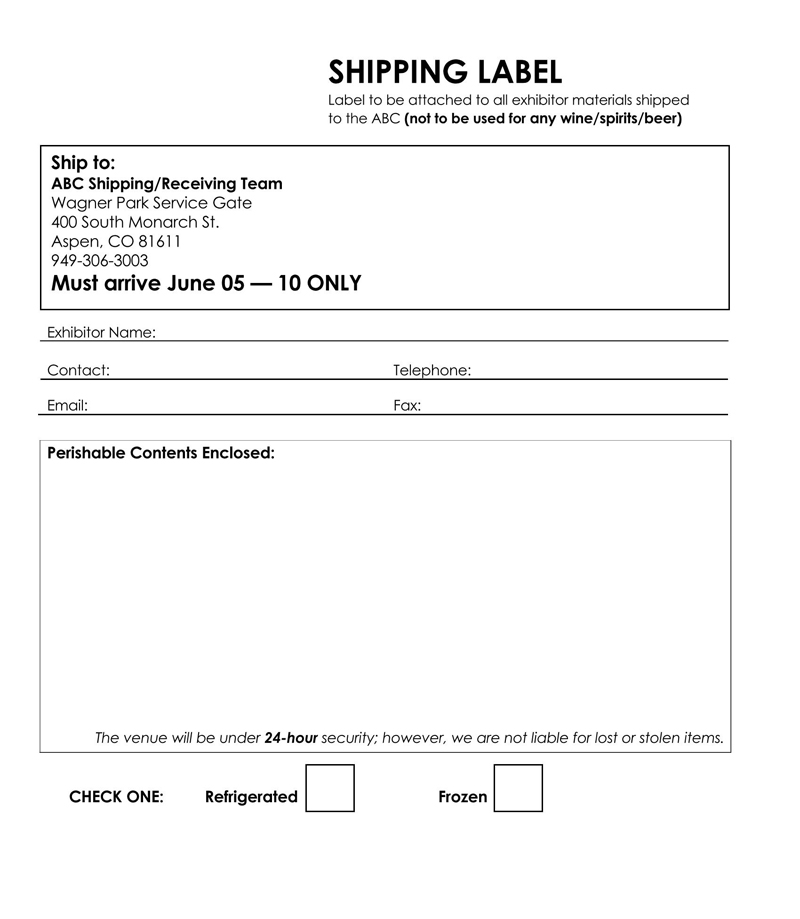 4x6 shipping label template free