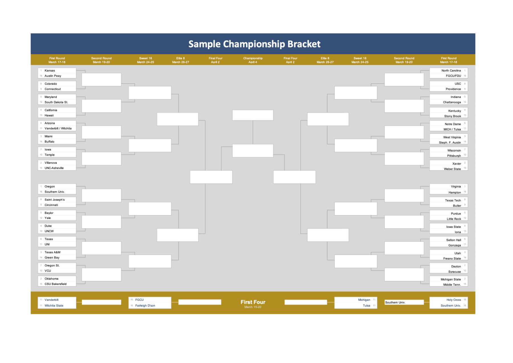 Free-Championship-Brackets-Template-Fillable
