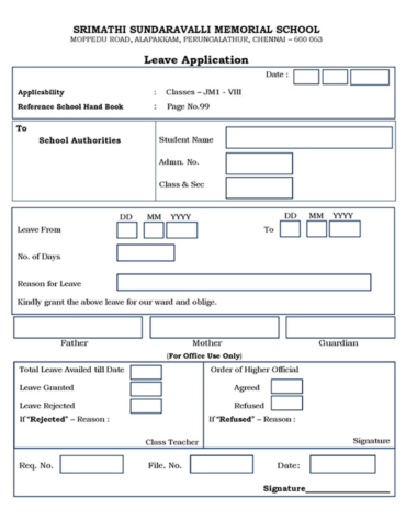 20+ Blank Leave Application Forms (Free Templates)