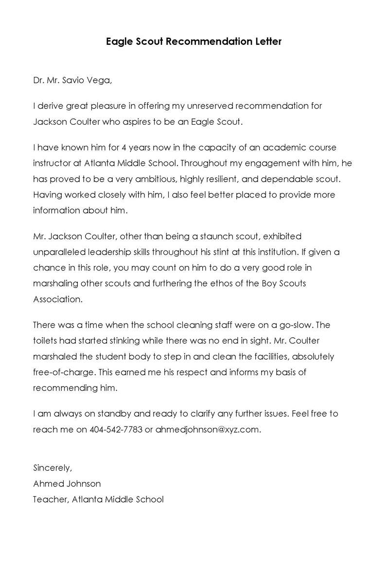 24 Examples Of Eagle Scout Recommendation Letter Template 24-examples-of-eagle-scout-recommendation-letter-template