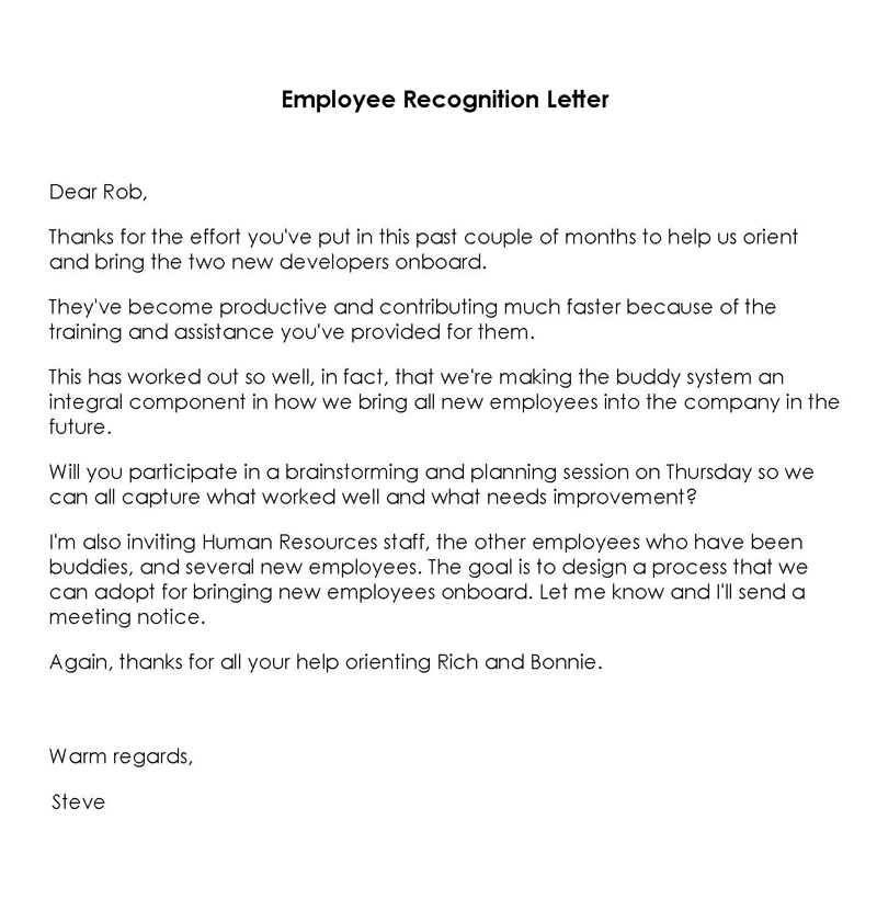 employee recognition examples