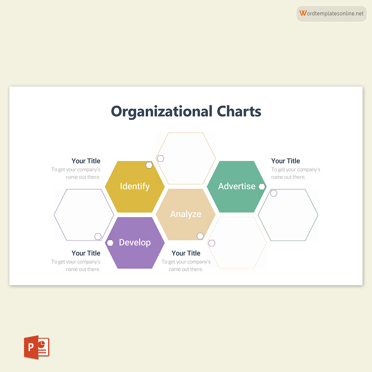 Visual Organizational Chart Template