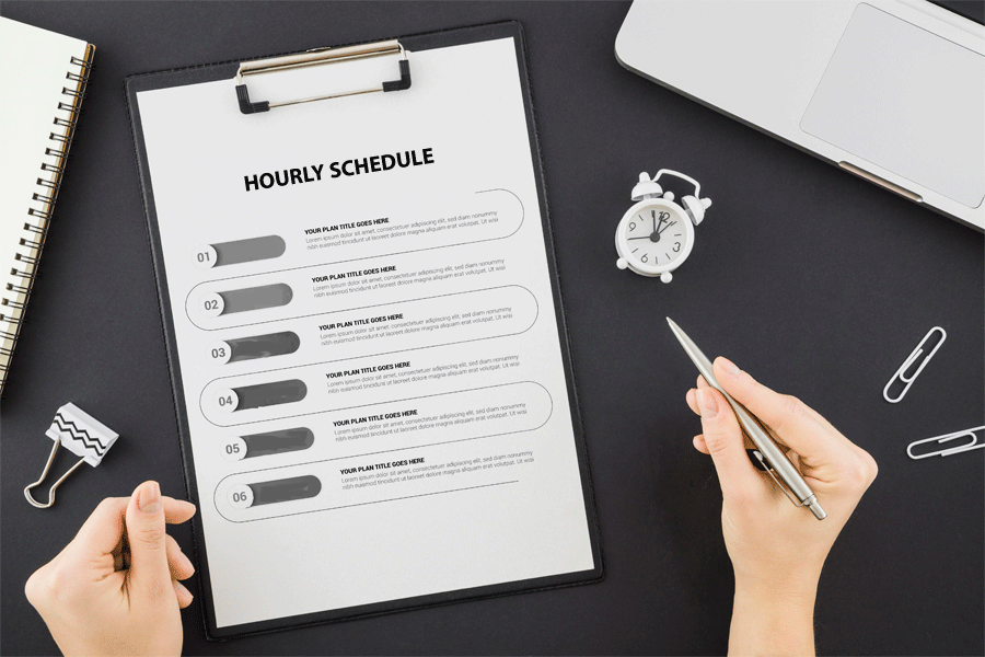 36 Free Hourly Schedule Templates to be More Productive