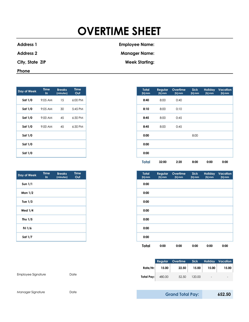 project timesheet template excel