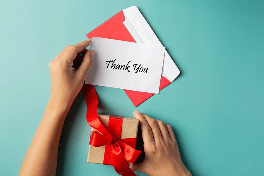 How to Thank Someone for a Gift | Wording Examples & Notes