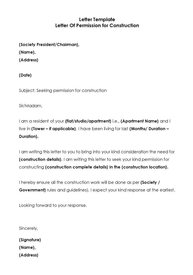 Letter Of Intent Construction Exle Infoupdate letter-of-intent-construction-exle-infoupdate