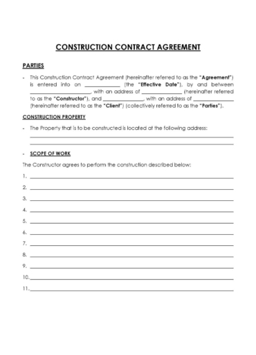 Free Subcontractor Agreement Templates - PDF, Word