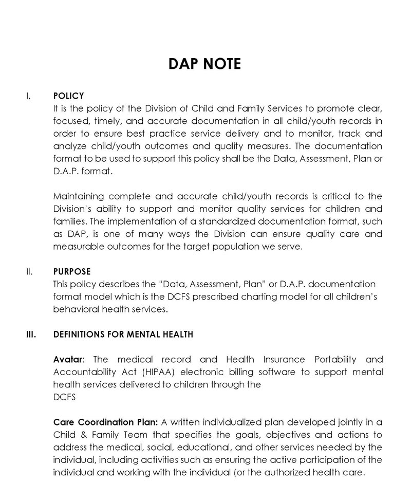 soap vs dap notes