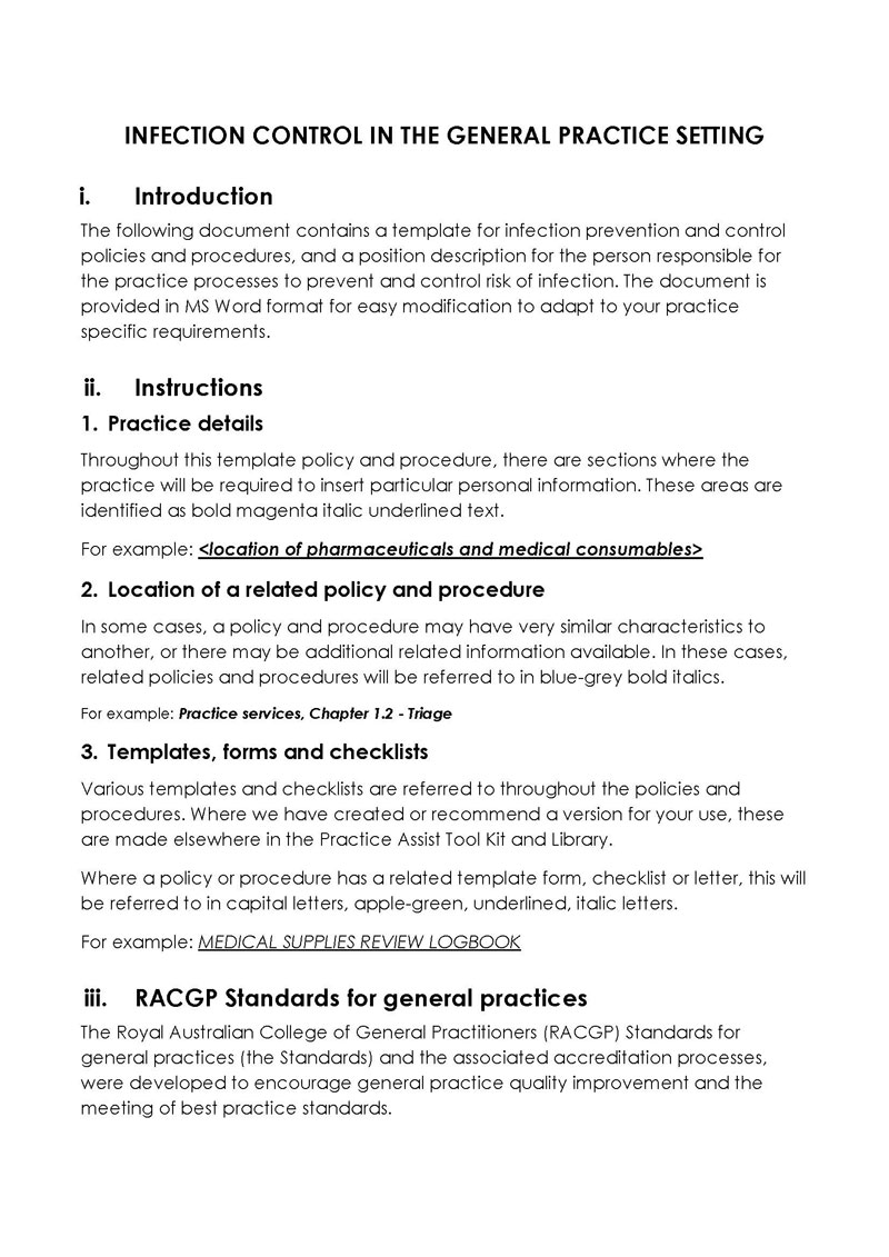 policies and procedures template for small business pdf