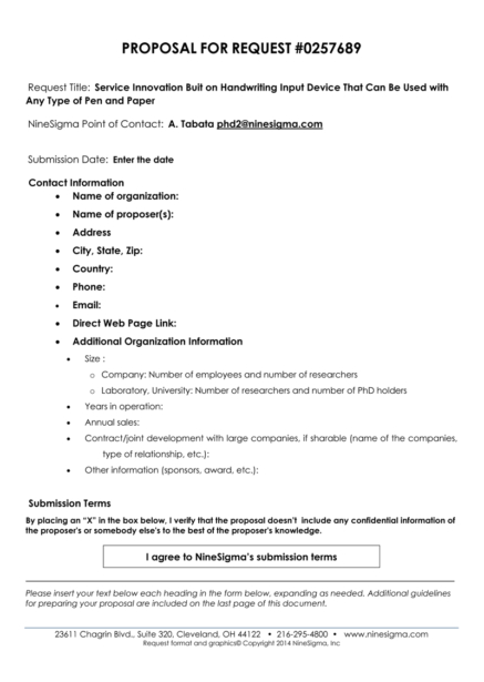 20 Simple Request for Proposal (RFP) Templates