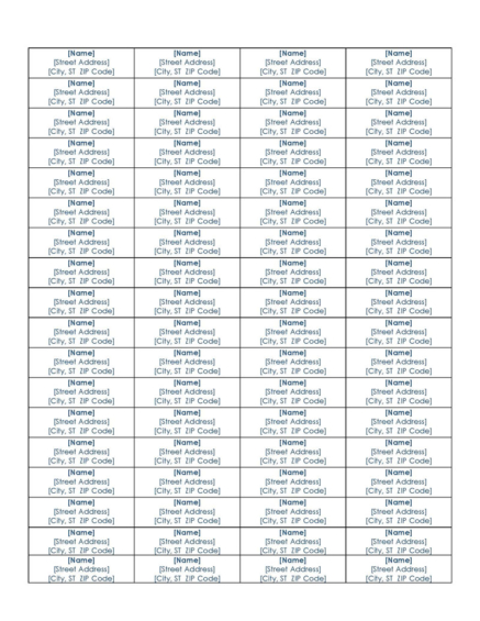 Free Editable Return Address Label Templates (Word, PDF)