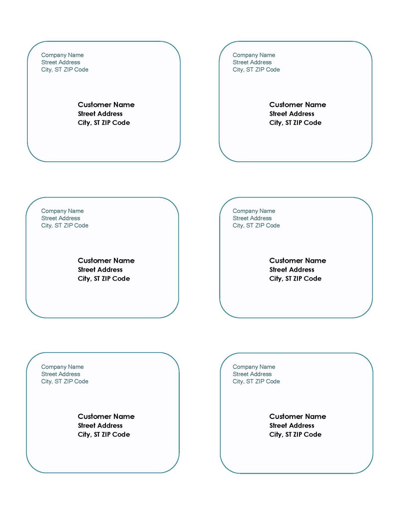 free printable address label templates
