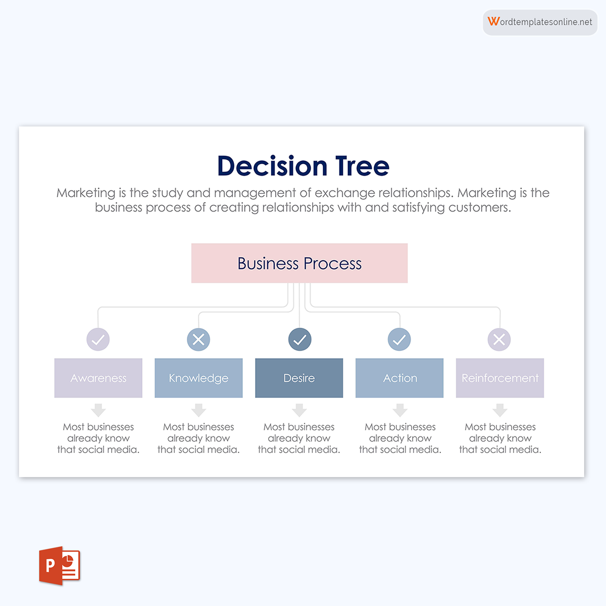 Free Decision Tree Template for PowerPoint 13