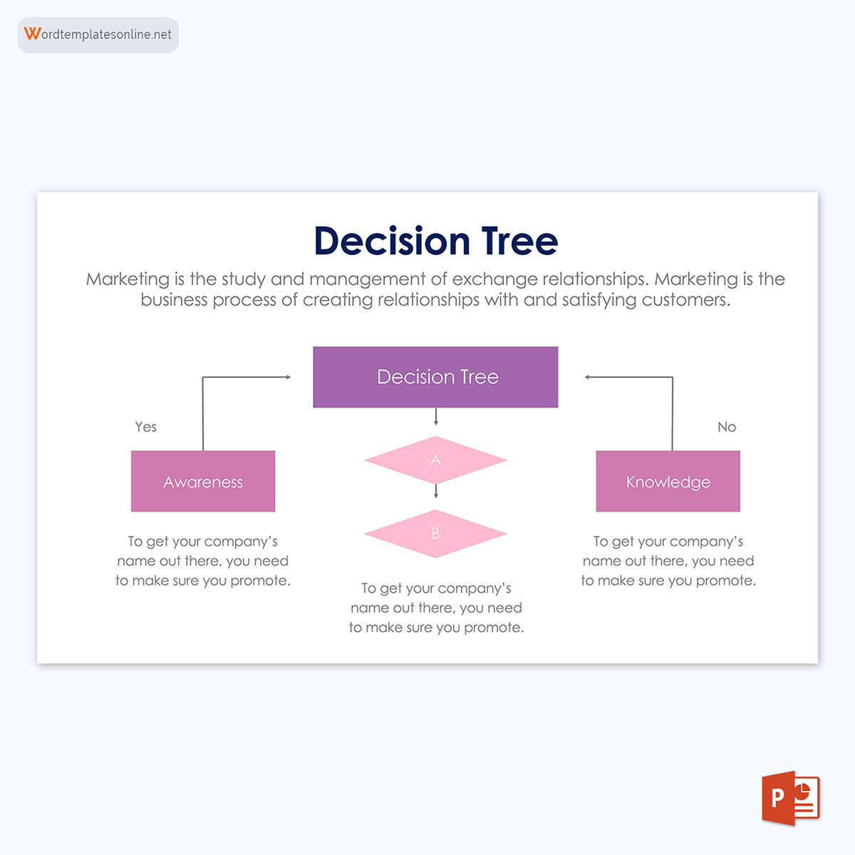 Free Decision Tree Template for PowerPoint 15