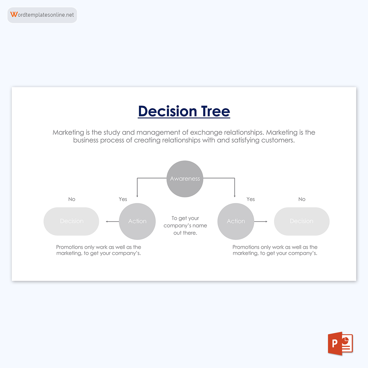 decision tree template canva 01