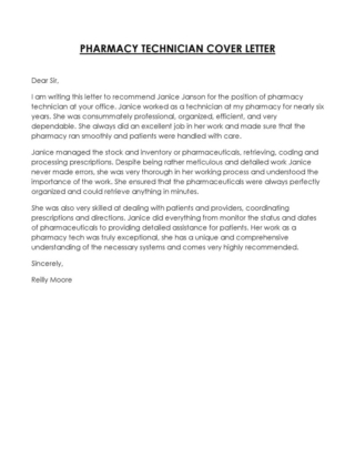 Pharmacy Technician Cover Letter Examples (Expert Tips)