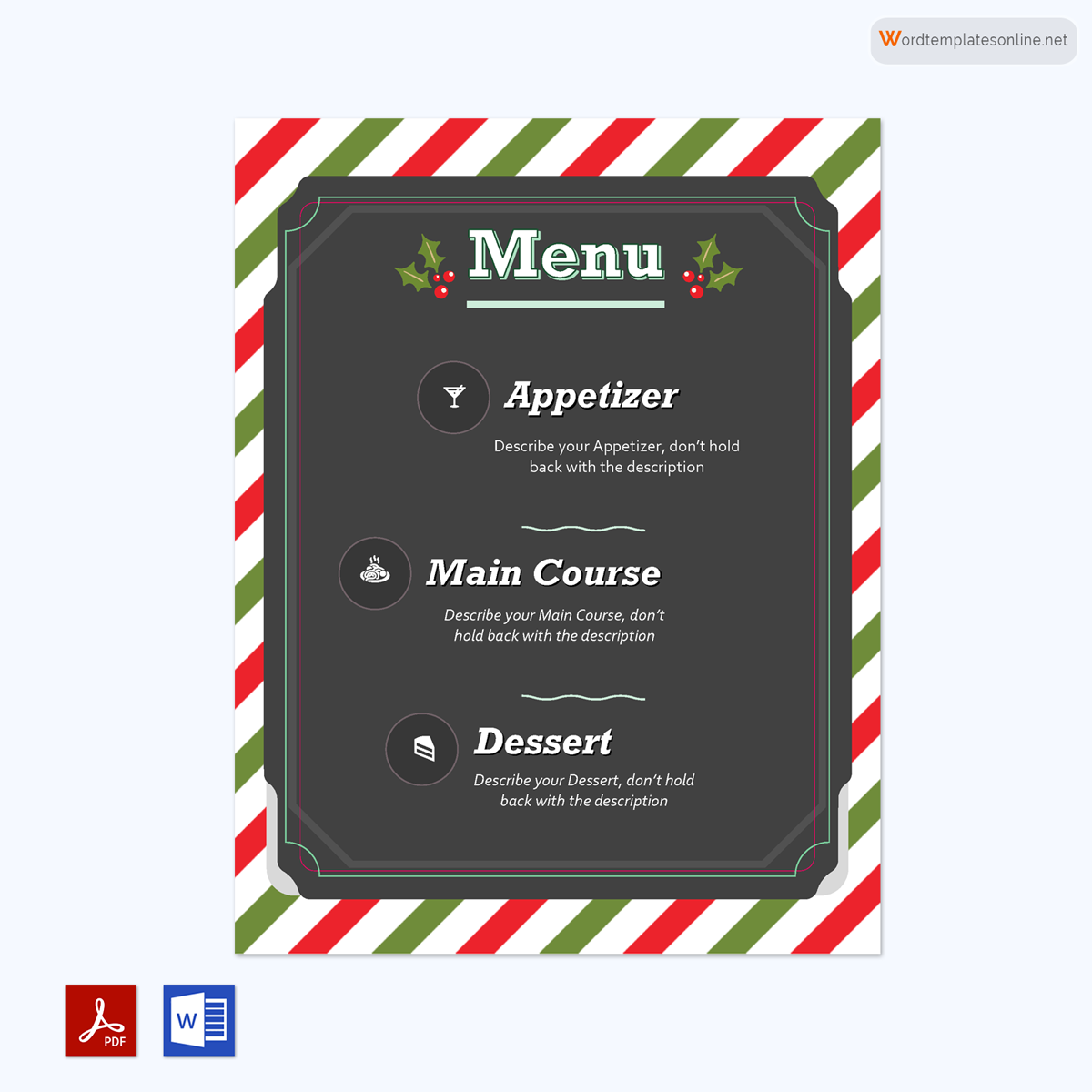 free menu templates pdf 01