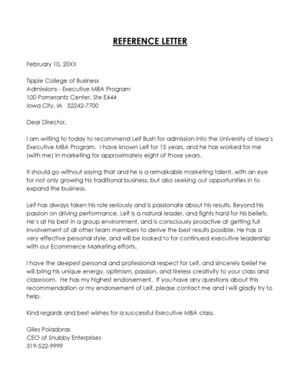 Weak Reference Letter Sample Sample Reference Letters (Job, Character, Lease, and Academic)