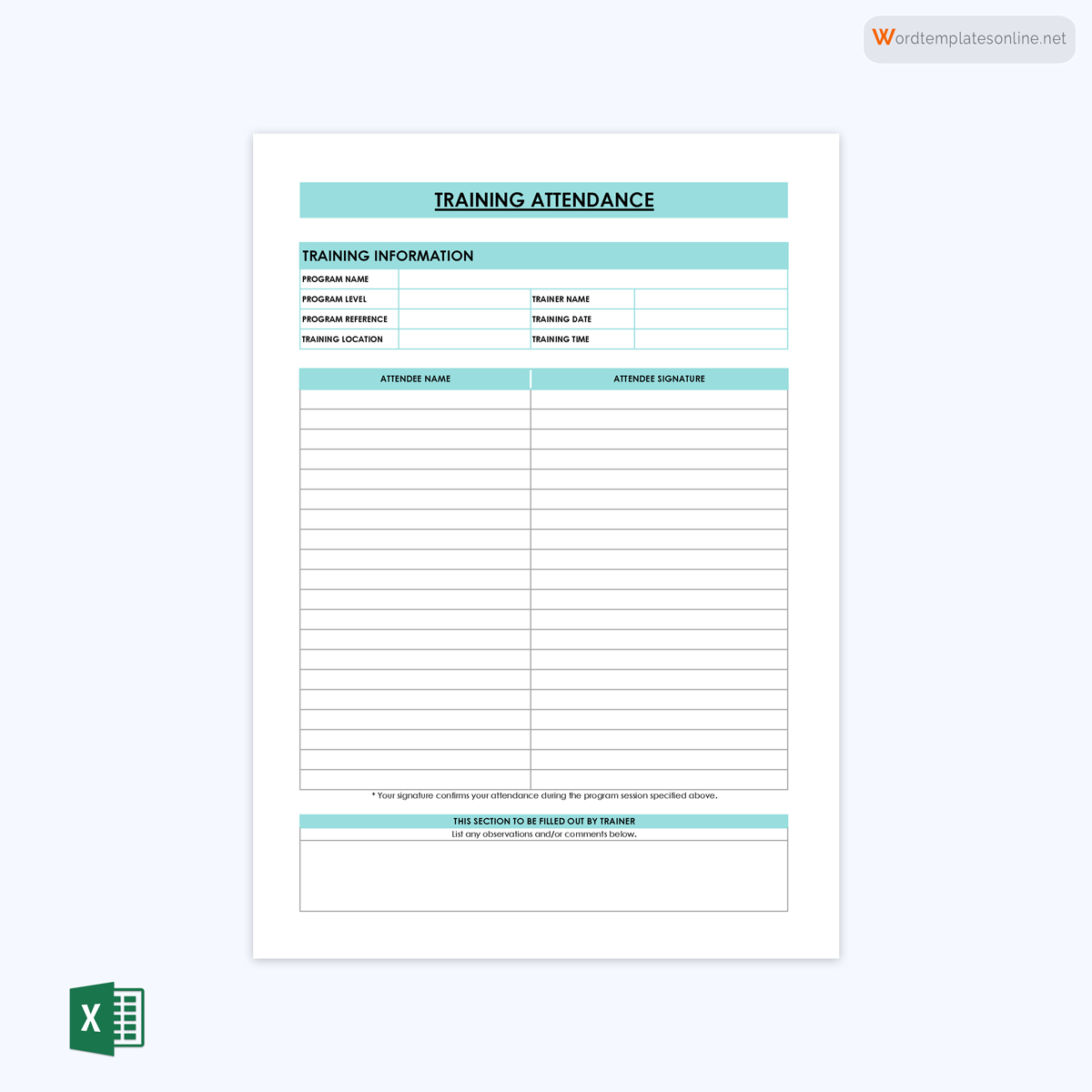 Free Attendance Sheet Templates (For Students & Employees)