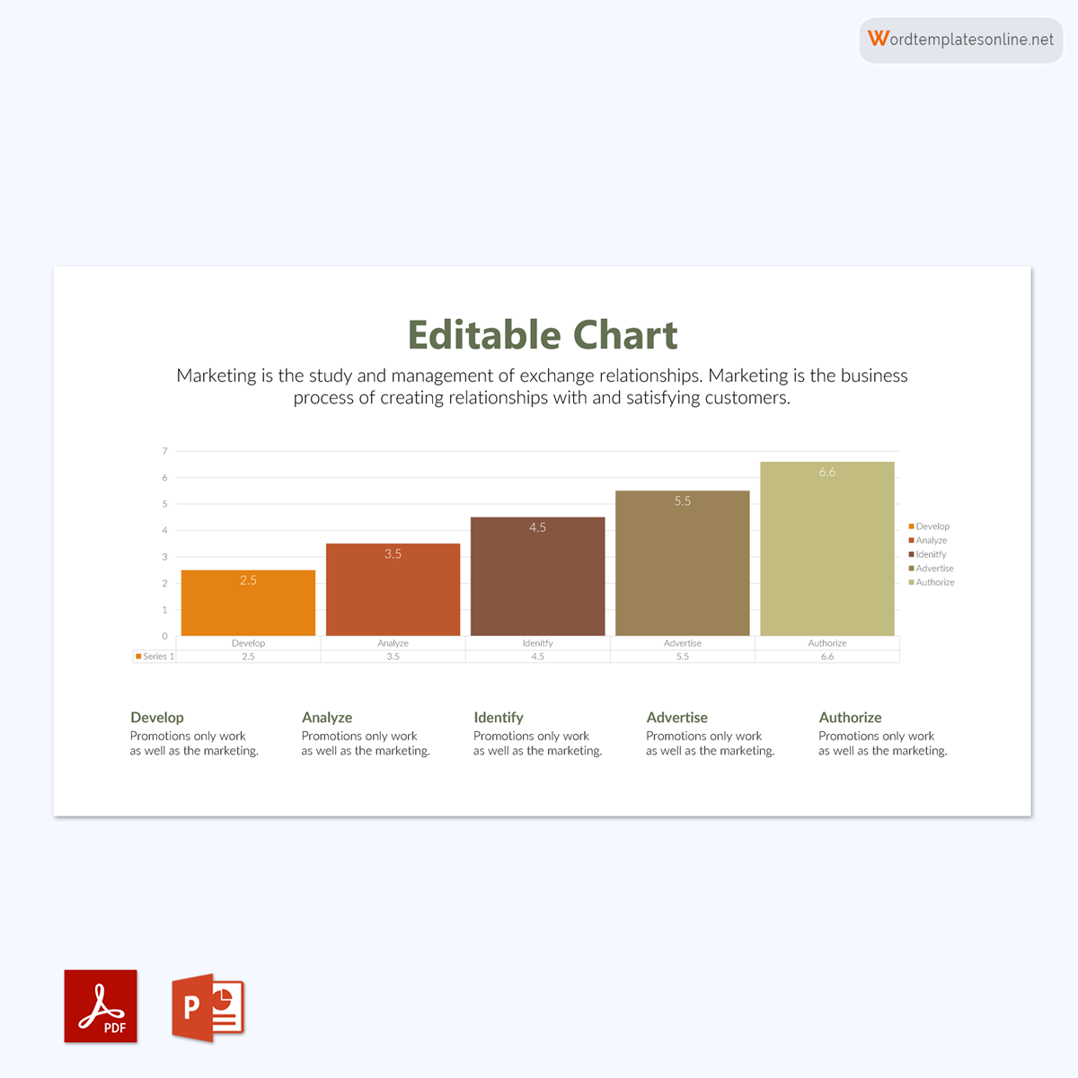 Editable Bar Chart Template - PDF Download