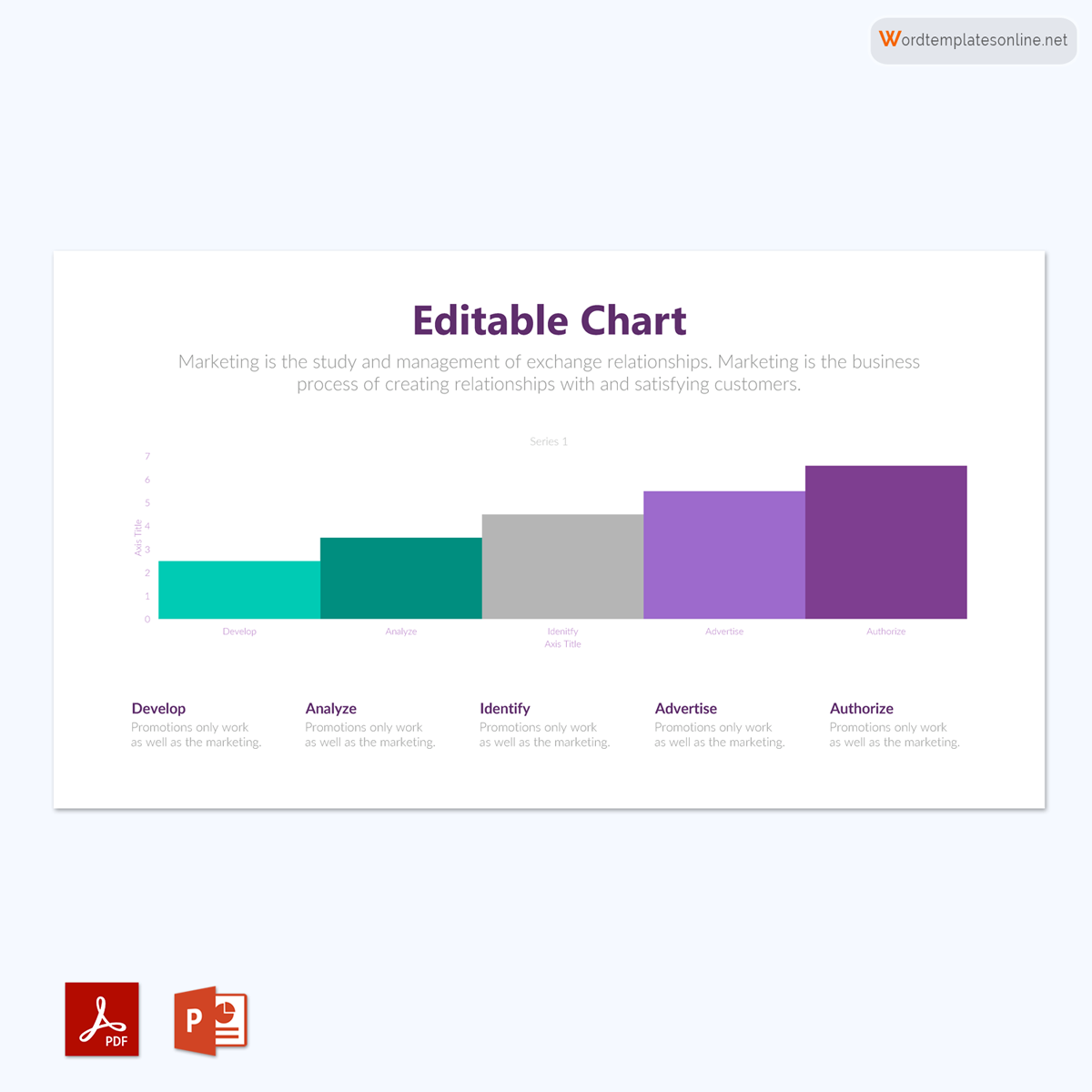Editable Bar Chart Template - Graphical Representation