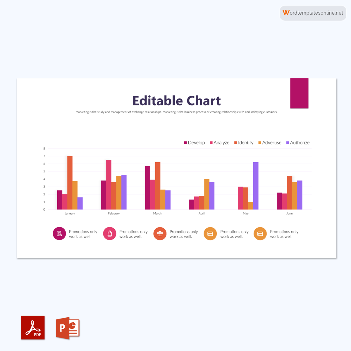 Bar Graph Template - Sample for Reports