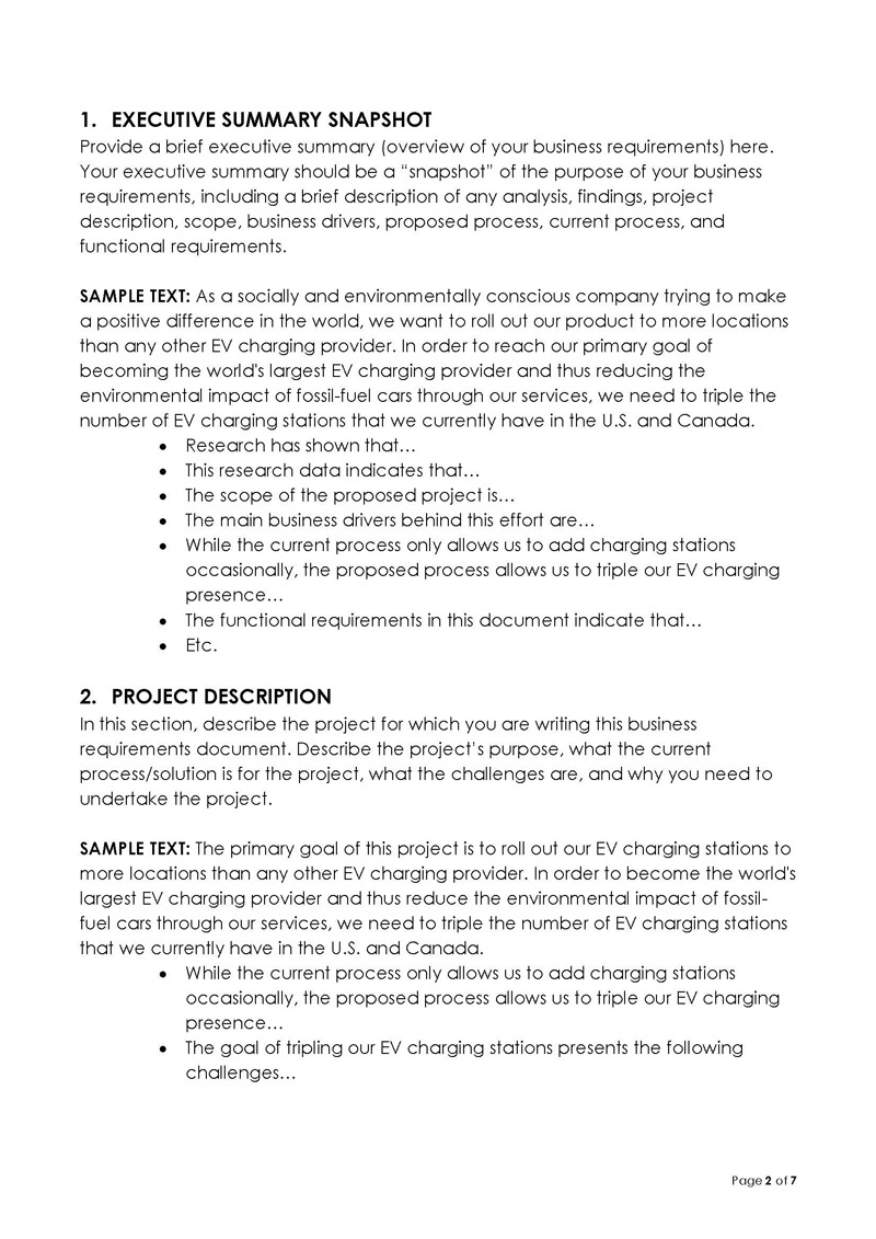 Word Business Requirements Document Template 18