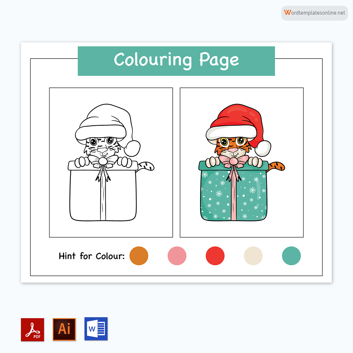 Colouring pages for kids PDF 02
