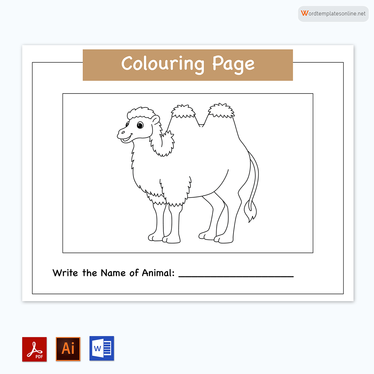 Coloring pages of animals 02