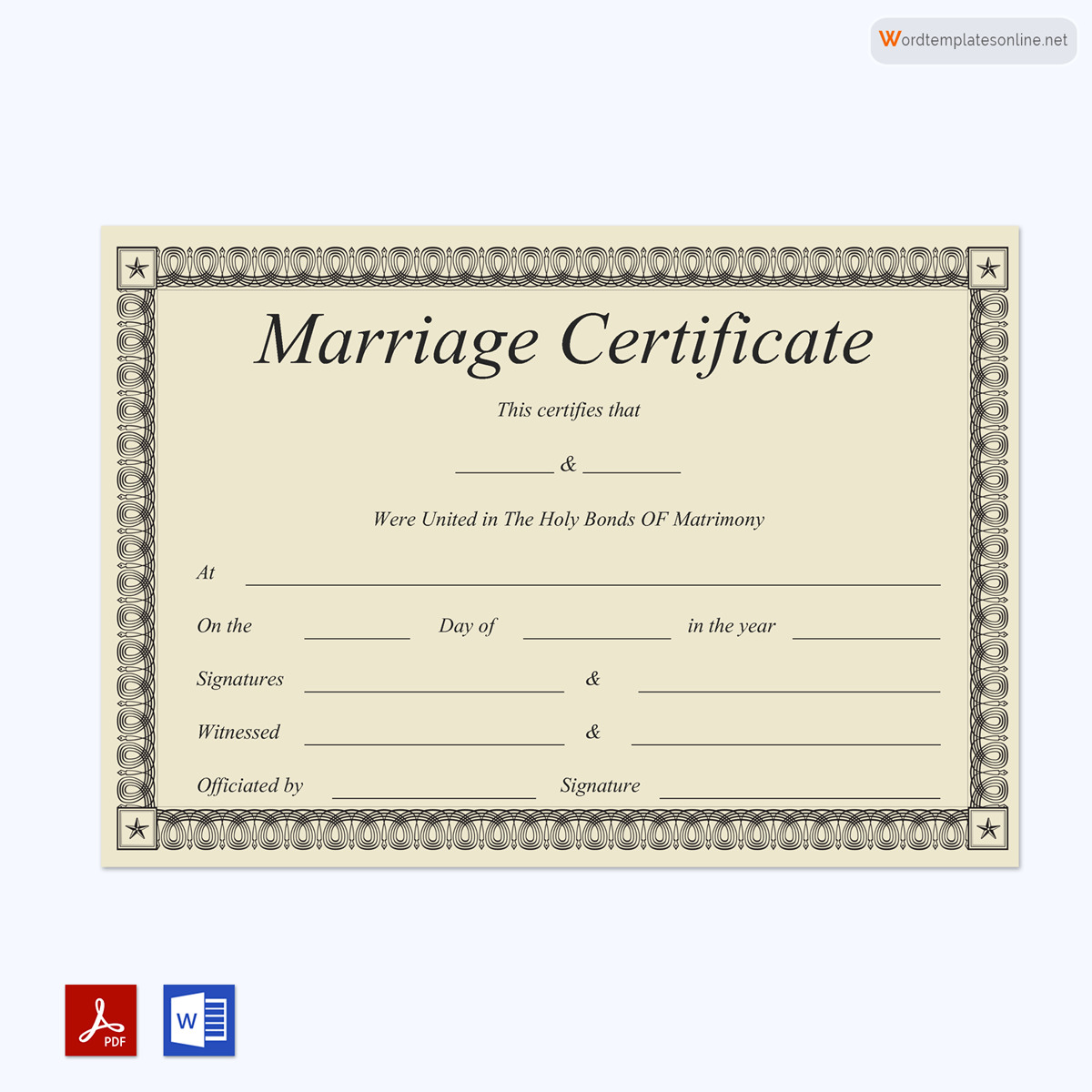  free fake marriage certificate maker 0101