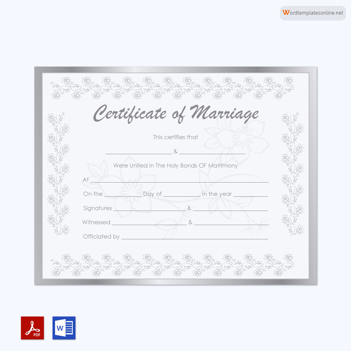  free fake marriage certificate maker 153