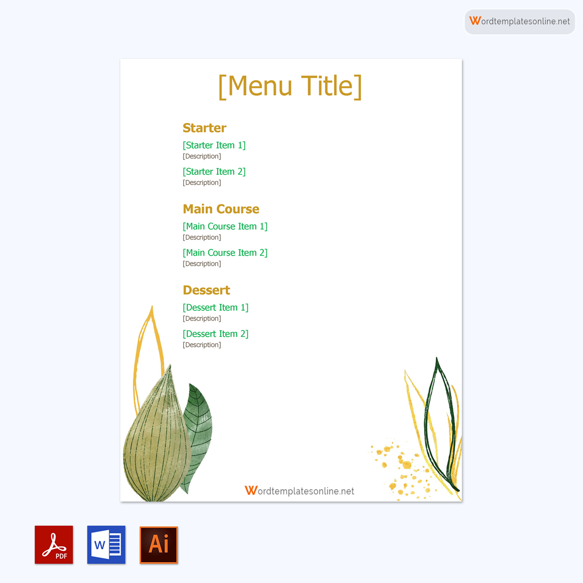  fast food menu template psd free 18