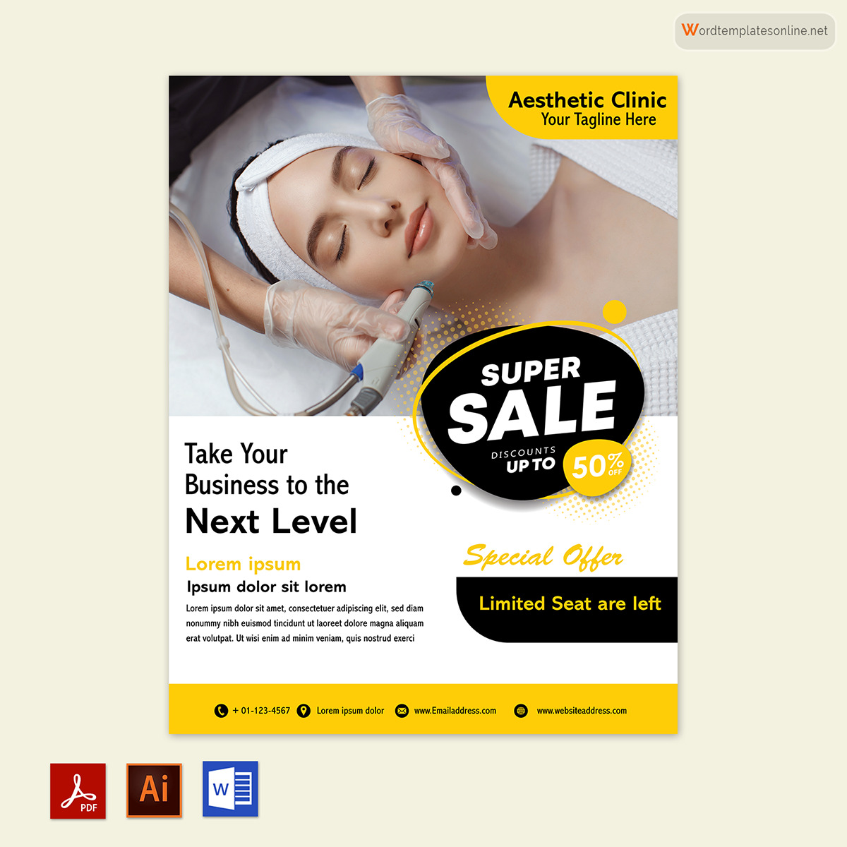  sales flyer template free