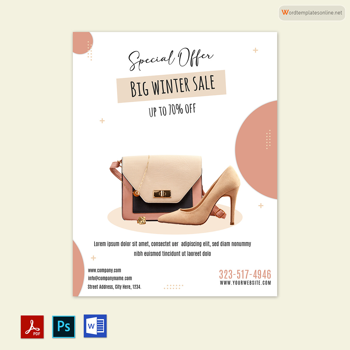  sales flyer template free 01