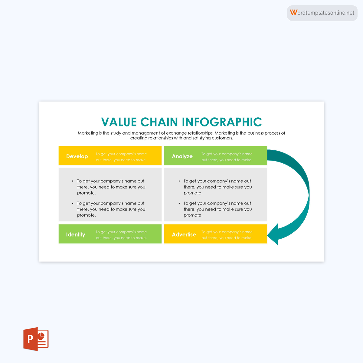 value chain analysis template ppt