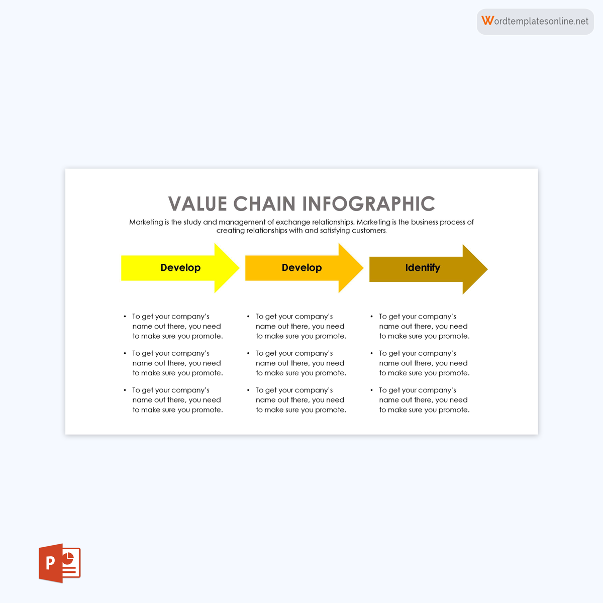 value chain analysis template ppt free