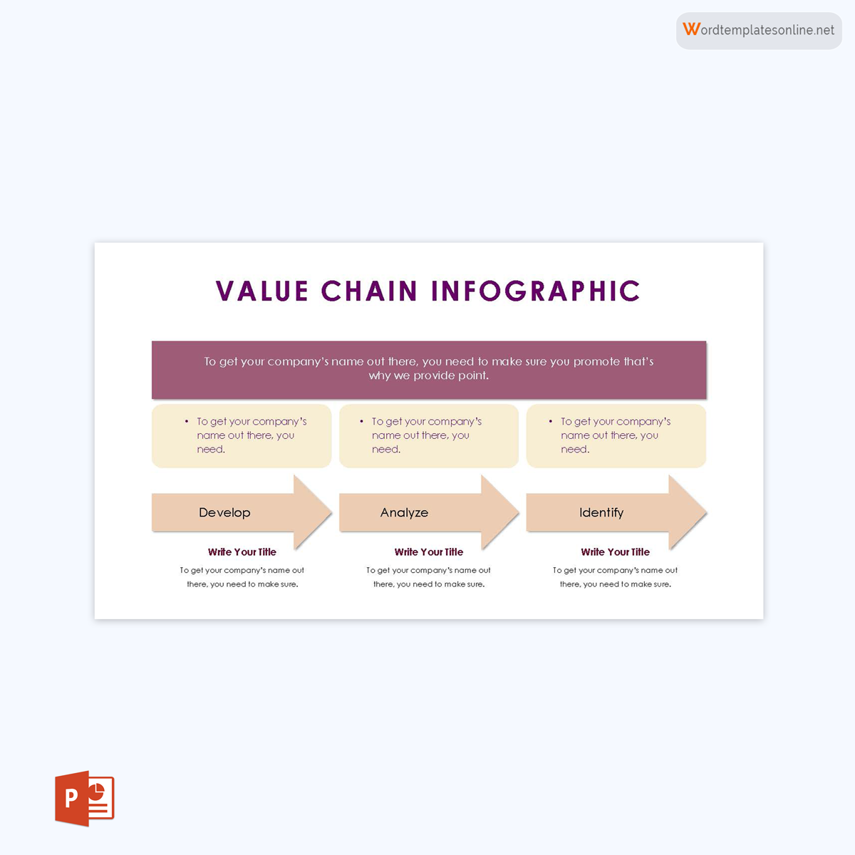 value chain analysis template ppt free