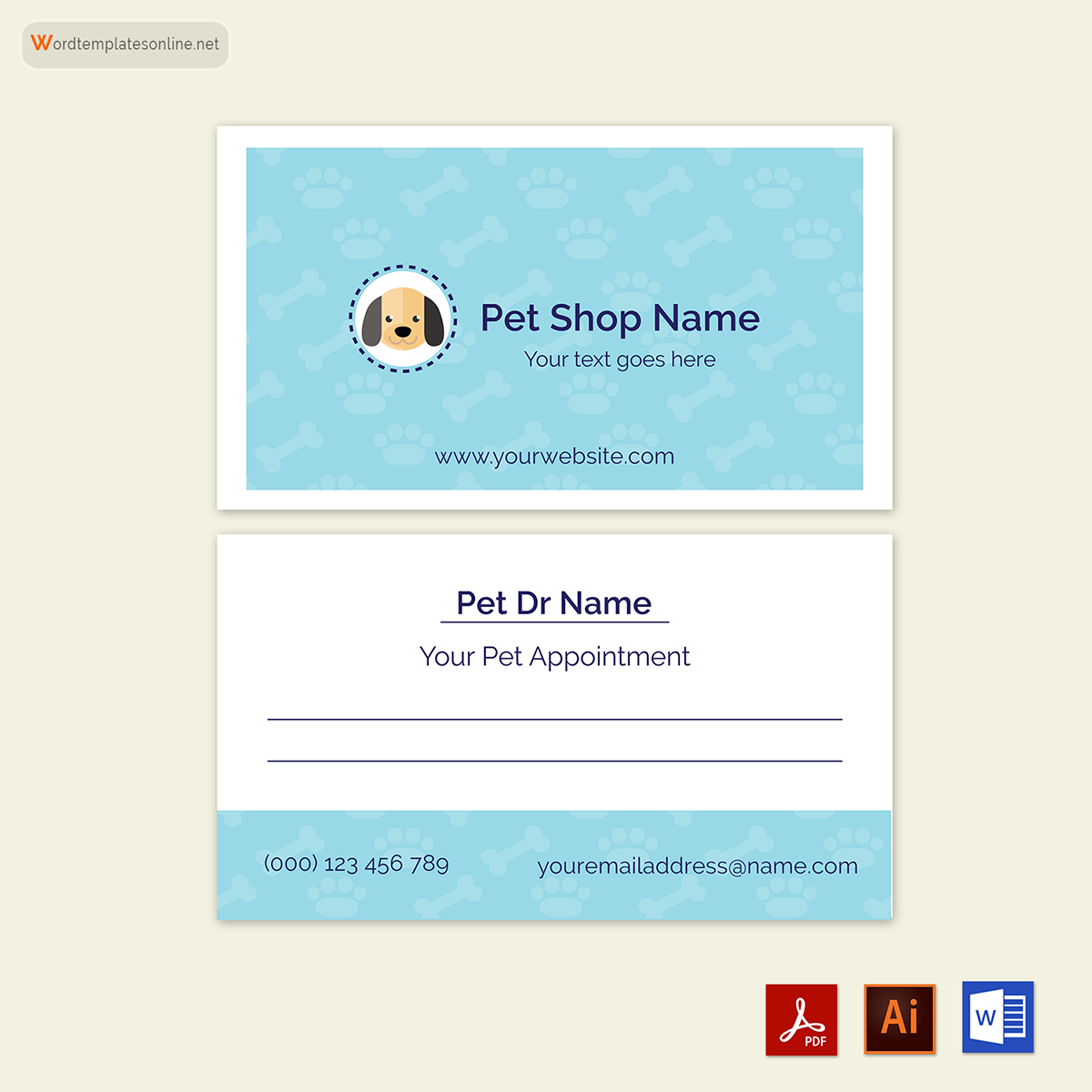 Printable Appointment Card Template - PDF Format