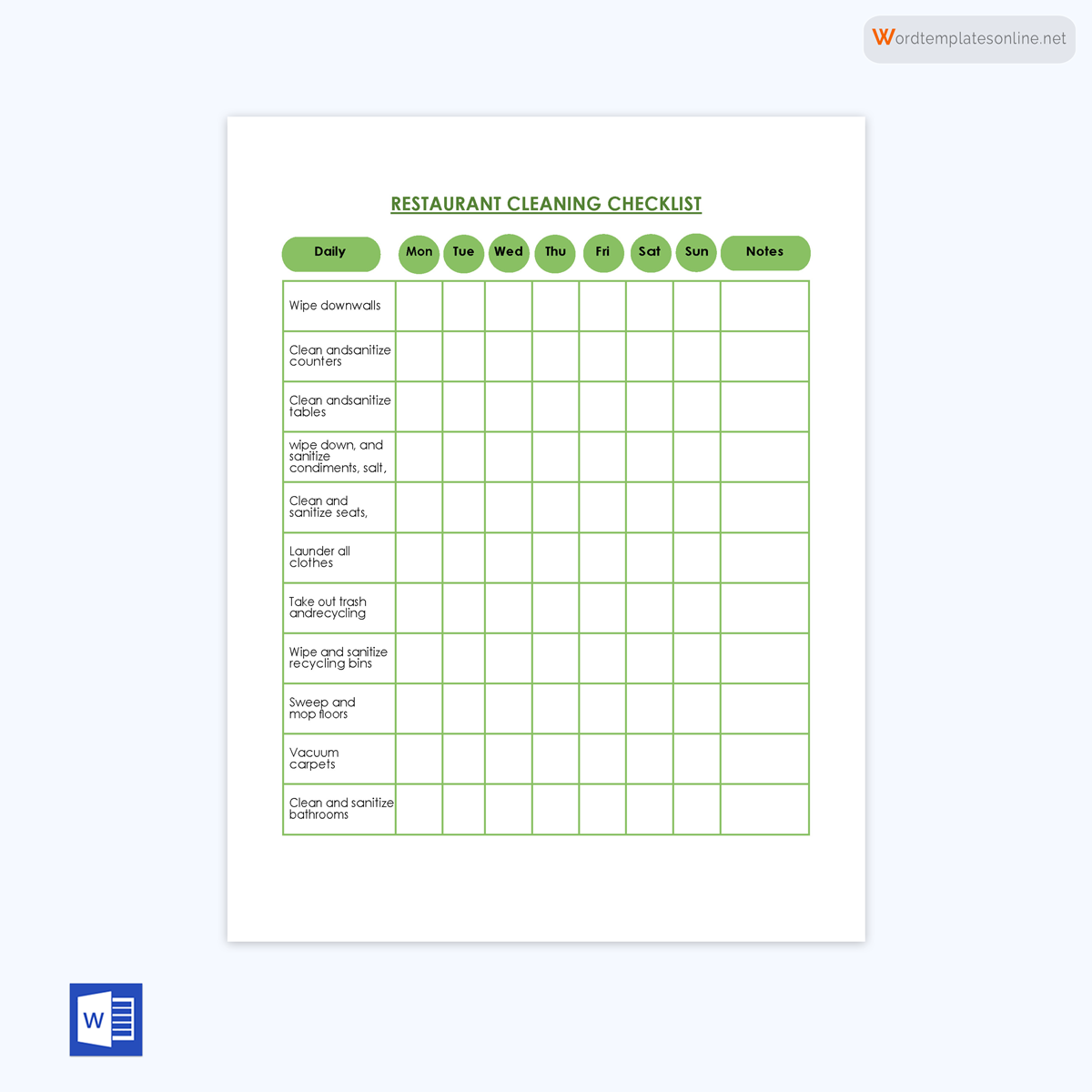 36 Free Cleaning Checklist Templates [Daily to Annual]