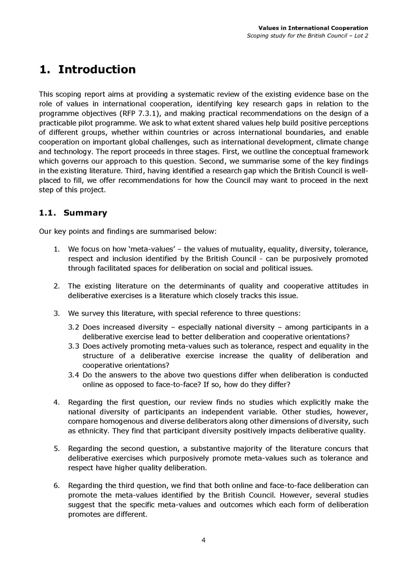 Free Downloadable International Cooperation Consultancy Report Template as Pdf File
