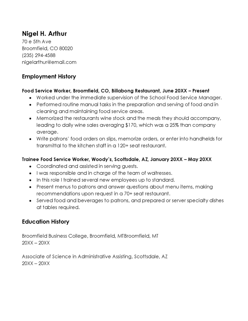 how to format resume in word