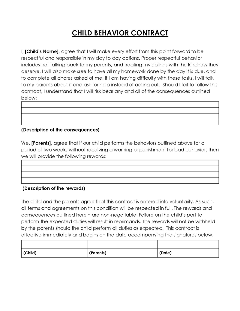 service contract template word