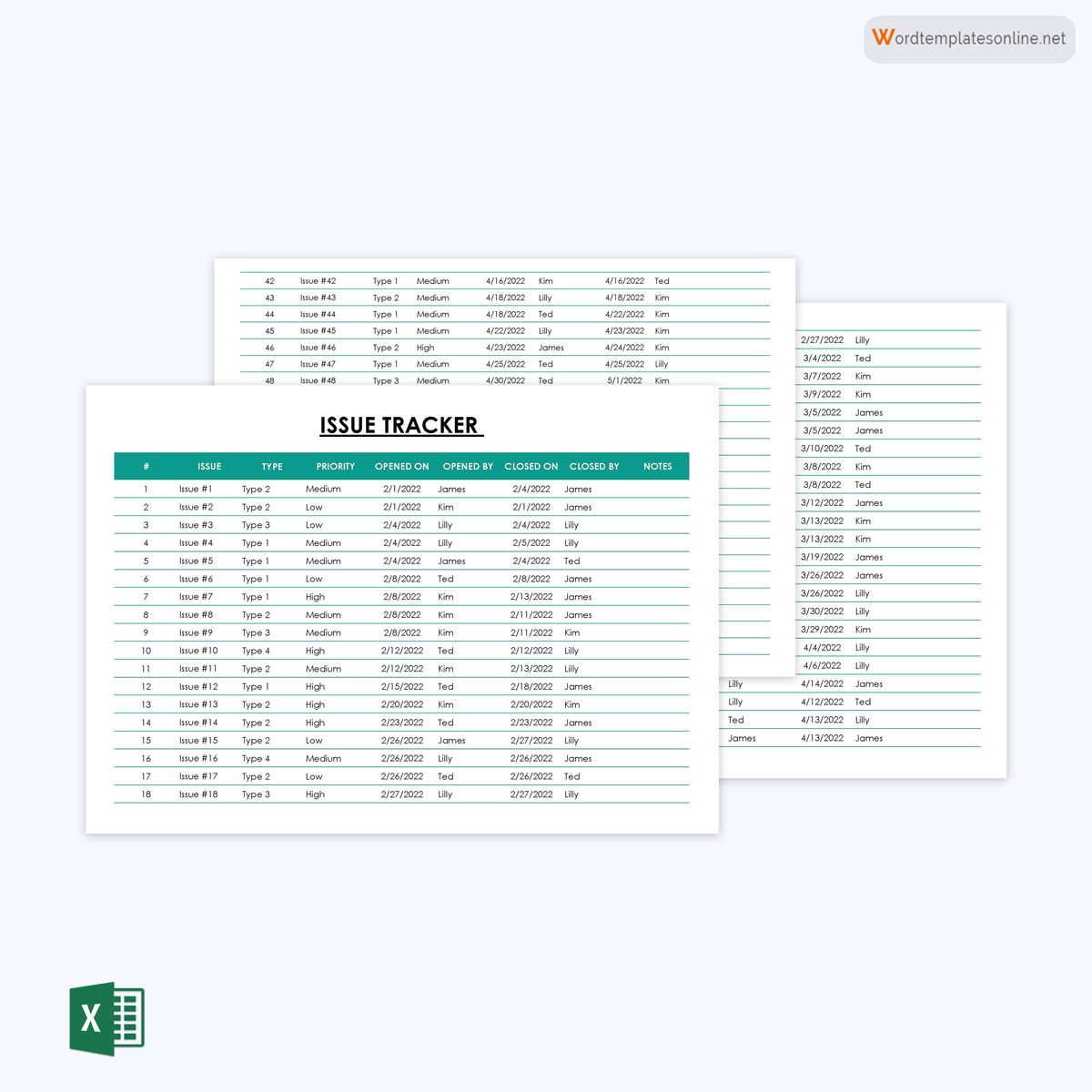 "Free Issue Tracker Template"