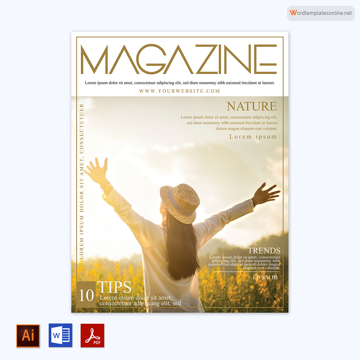  magazine template free download