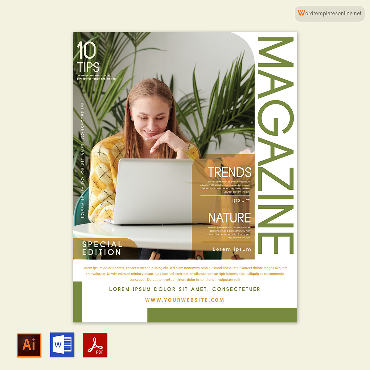  magazine template indesign free download