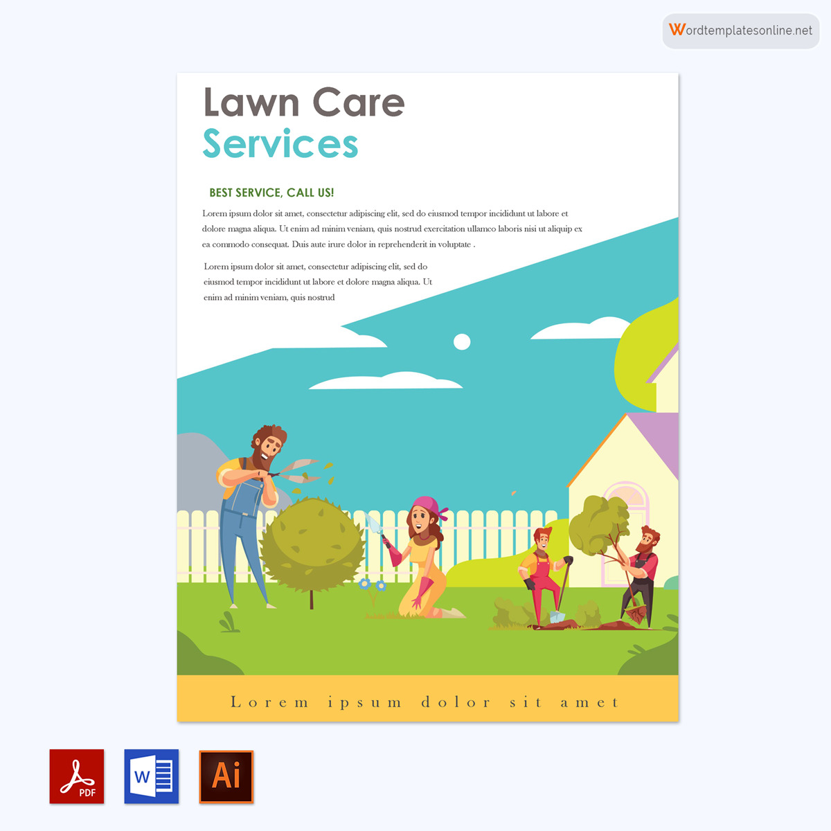 lawn care flyer template word 02