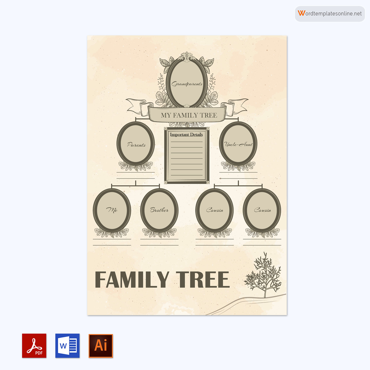  family tree template google docs