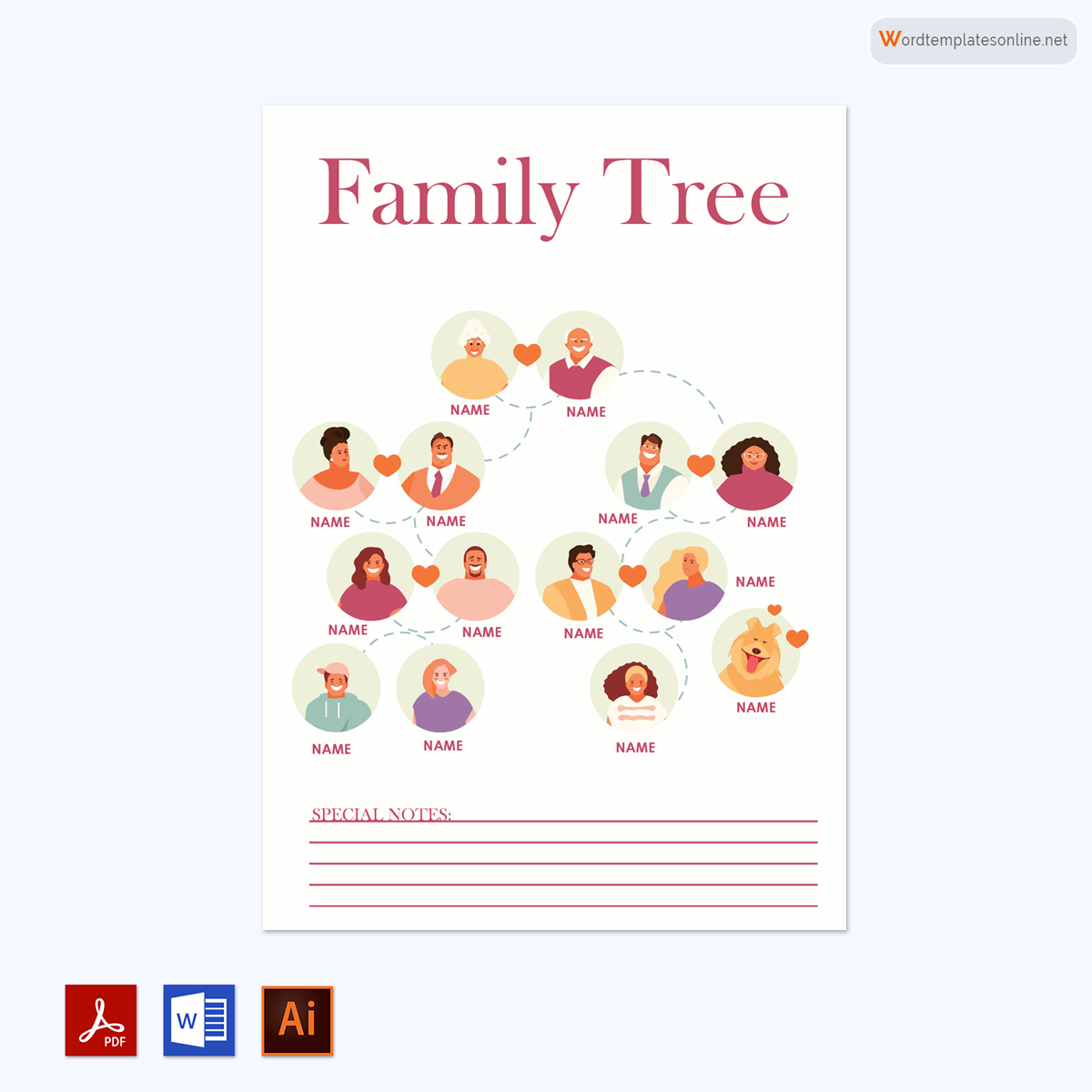  family tree template google docs 01