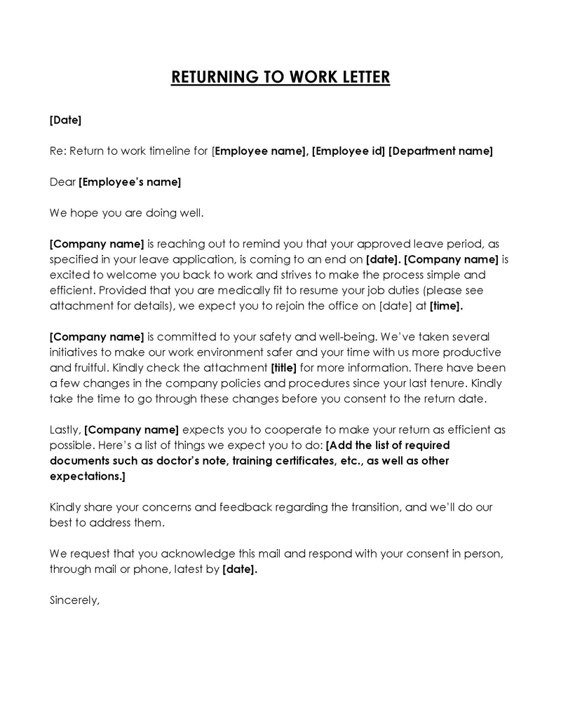 return to work release form covid-19